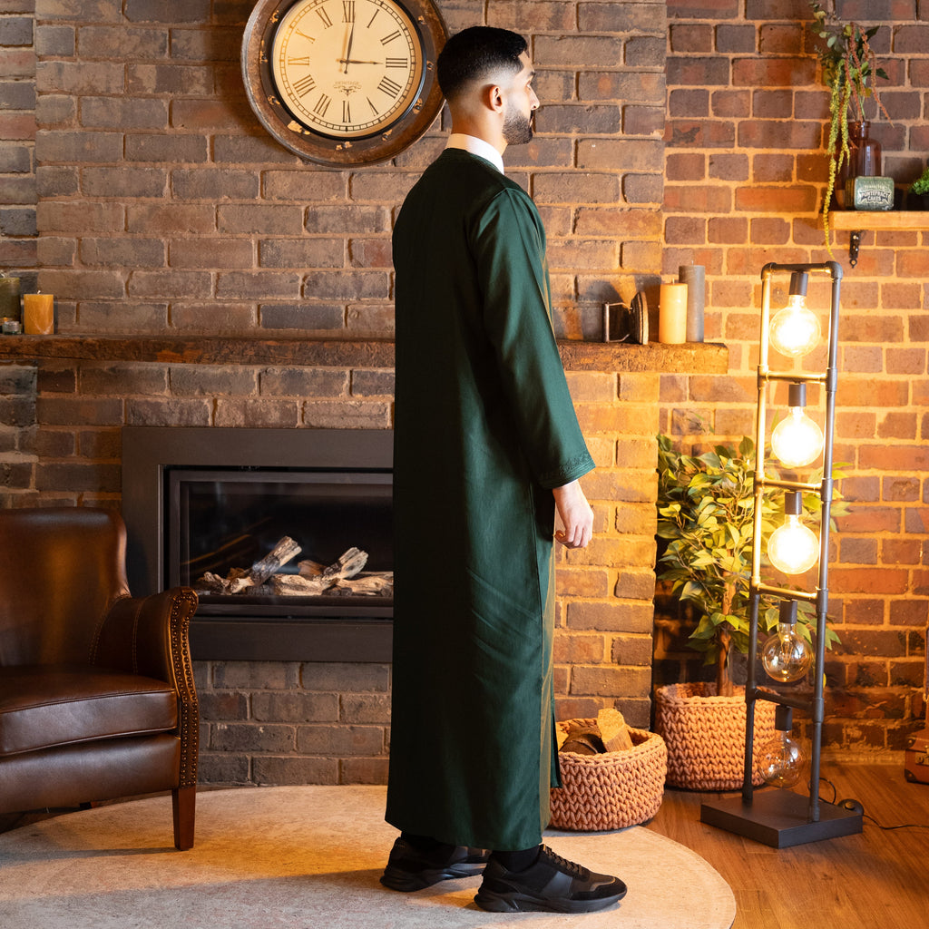 Emerald Green Moroccan Kaftan