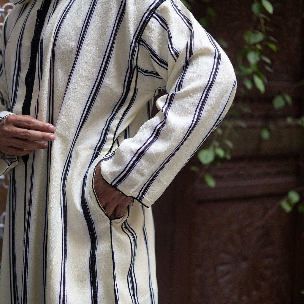 Black Azrou Moroccan Djellaba