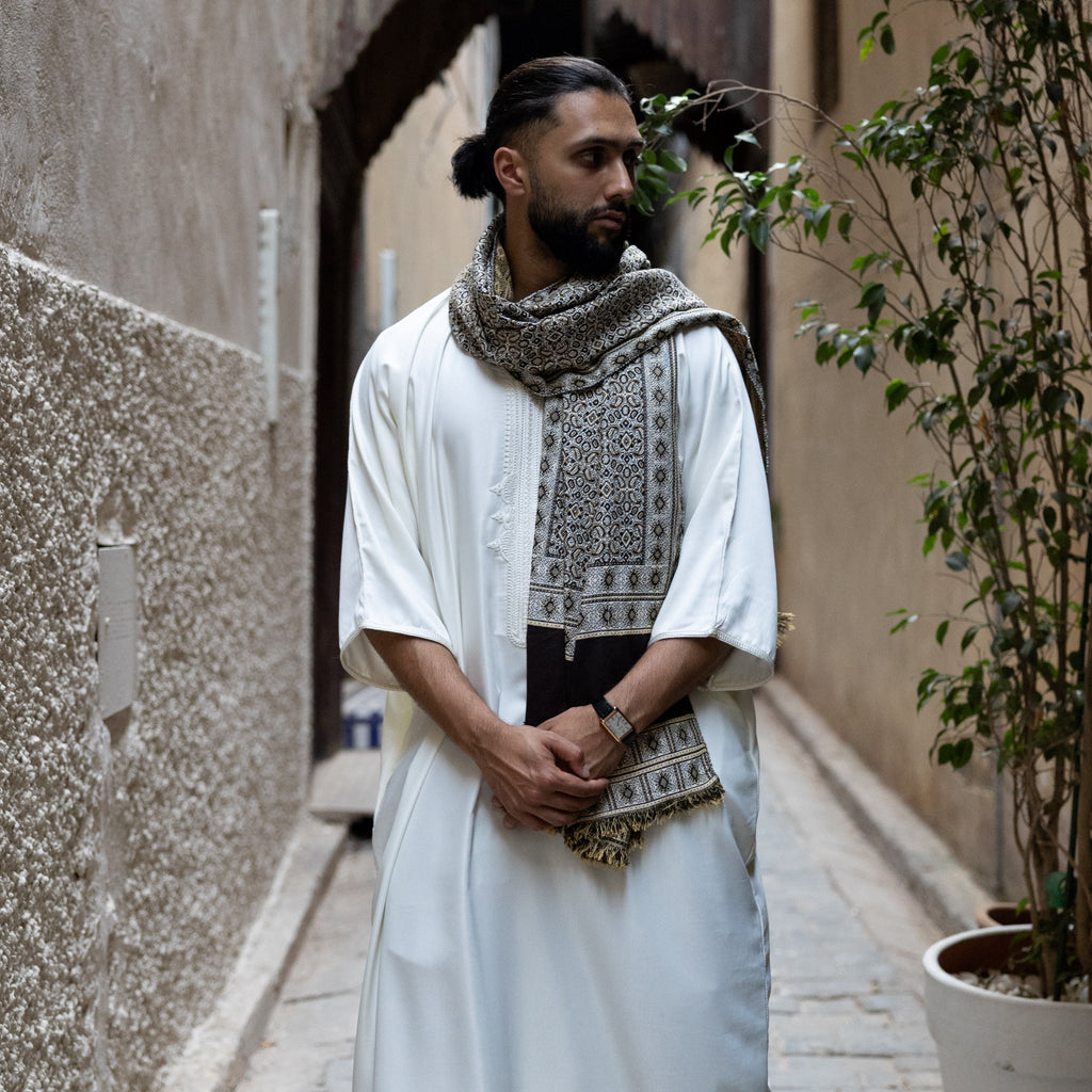 Luxe Brown Egyptian Shawl