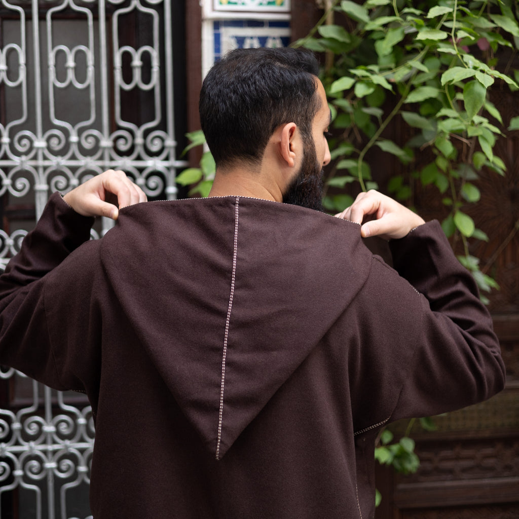Brown Luxe Moroccan Thobe