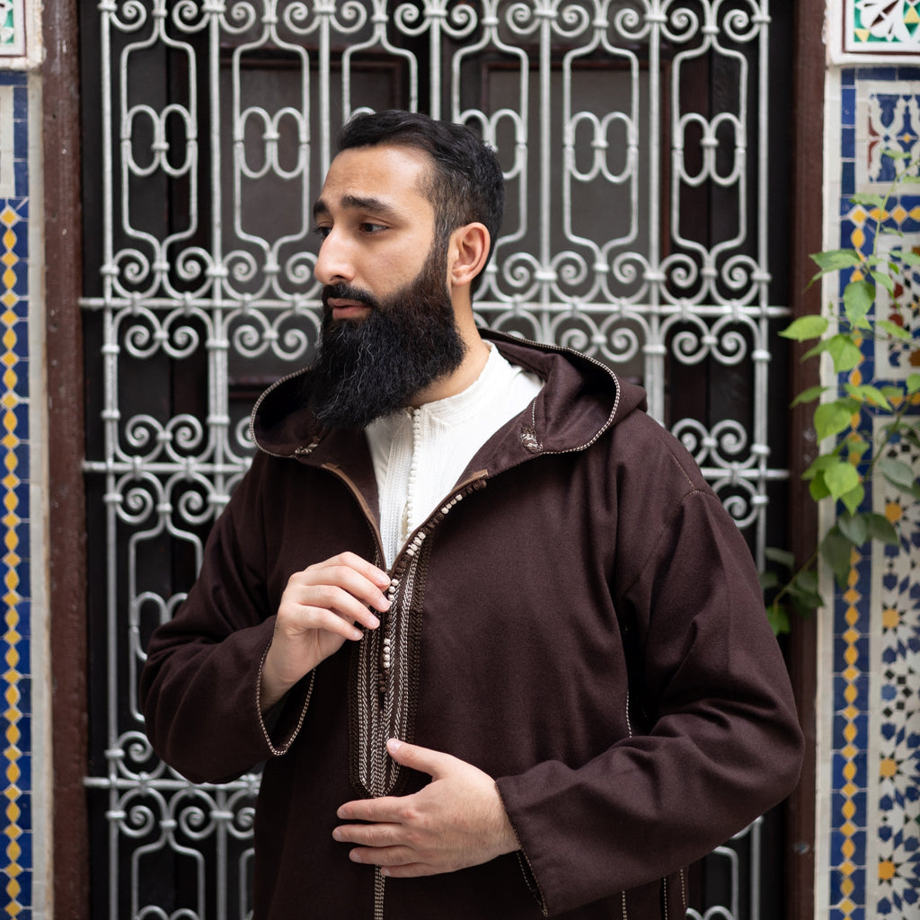 Brown Luxe Moroccan Thobe