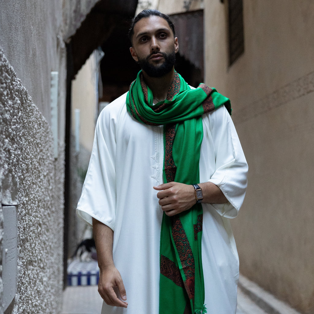 Royal Green Kashmiri Shawl