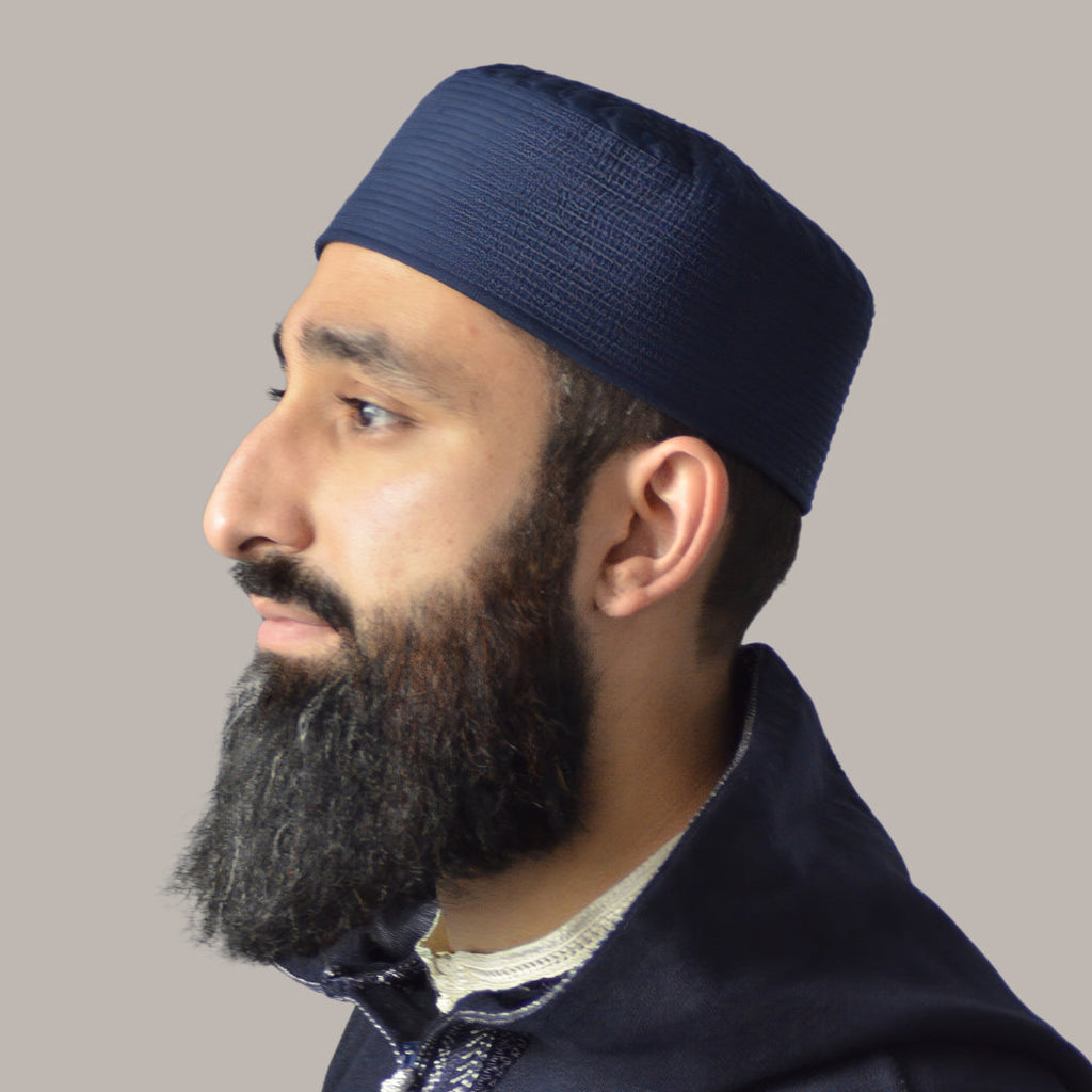 Navy Turban Kufi